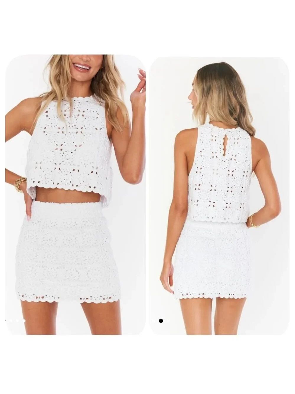NWOT Show Me Your MuMu Laguna Crochet Top